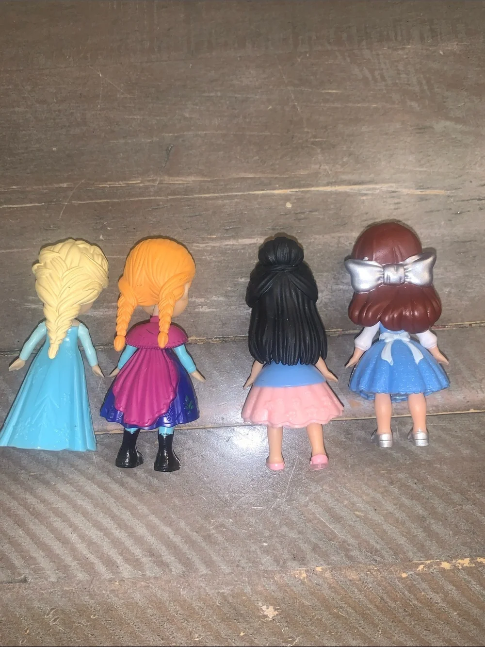 Disney Mini Toddler Princess Doll Set - Blue, Purple, Pink, White